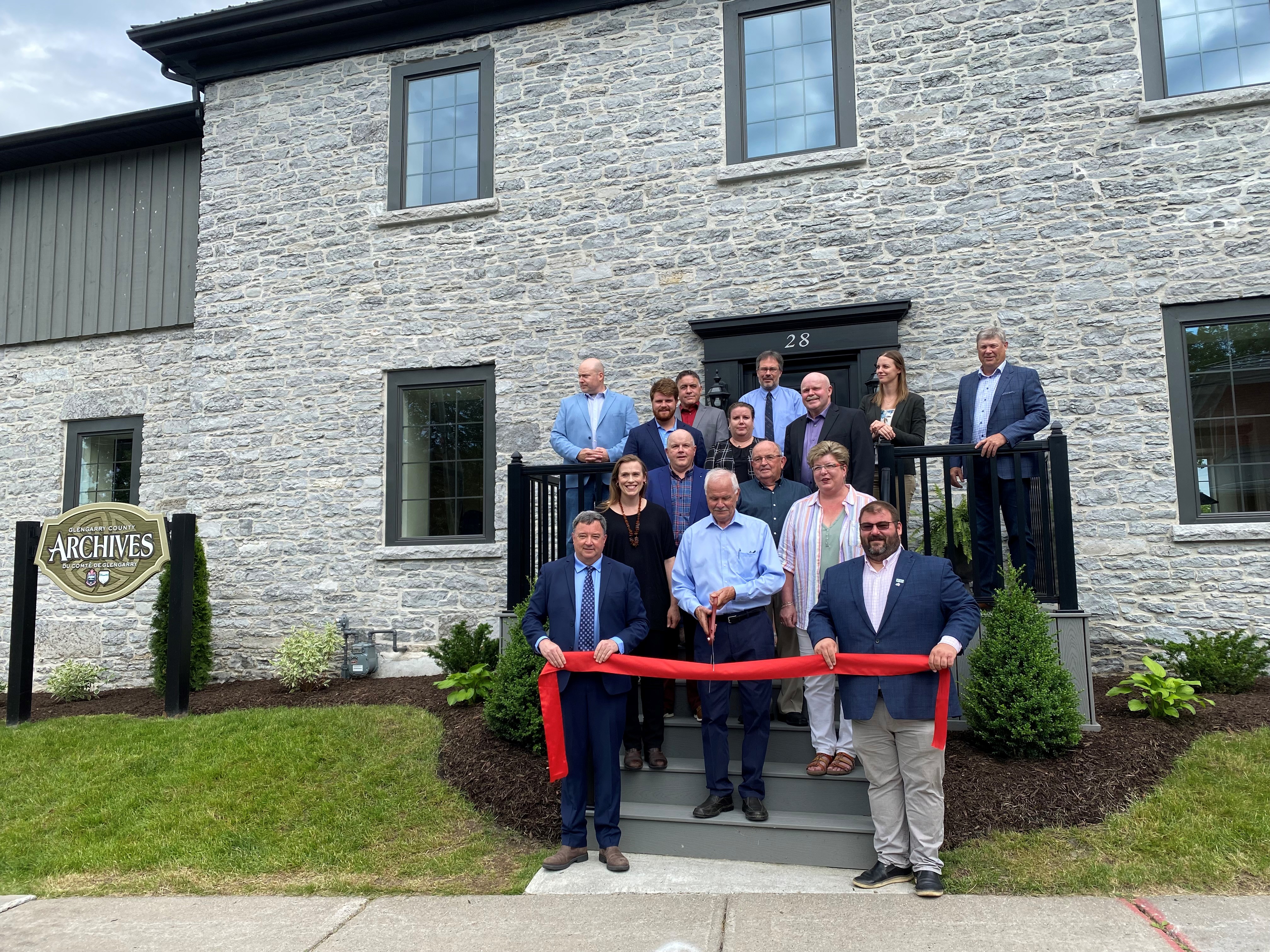 Glengarry County Archives Ribbon Cutting 