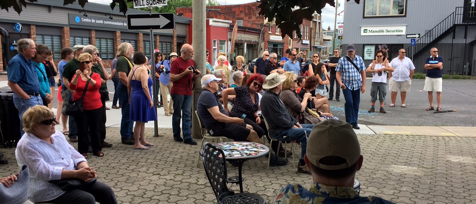 Mill Square Interpretive Panel Inauguration